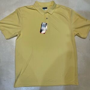 • XLT • PGA Tour Airflux™️ Solid Mesh Short Sleeve Golf Shirt